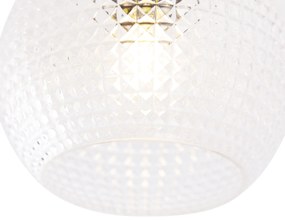 LED Candeeiro de Teto Inteligente Art Déco Latão c/ Wifi A60 - Sphere Art Deco