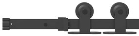 Porta Deslizante com Conjunto de Hardware 'ORKDAL'Madeira Sólida de Pi