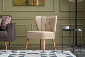 Cadeirão Wing Layla – Creme – 65x80x65 cm
