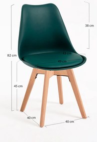 Cadeira Synk Basic - Verde escuro