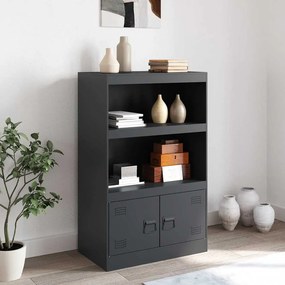 Aparador 67x39x107 cm aço antracite