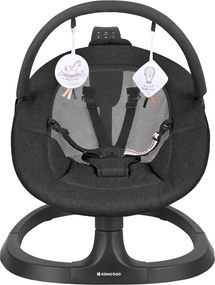 Cadeira Balanço elétrica para bebés Zazu Preta