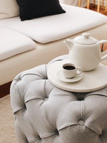 Pouffe Kup – Cinzento – 48x48x48 cm