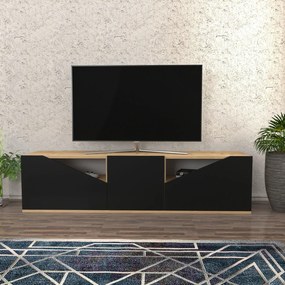 Móvel TV Carson – Carvalho e Antracite – 160 cm x 35,3 cm x 40 cm