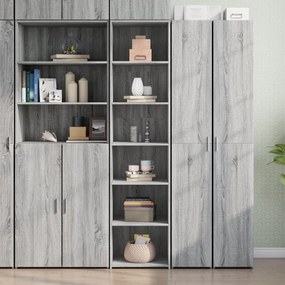 vidaXL Armário alto 45x41x185 cm derivados de madeira cinzento sonoma