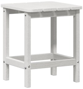Conjunto de Lounge de Jardim com 3 Peças Branco HDPE, vidaXL Espreguiç