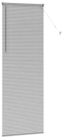 Persiana de Janela com cortinas Outros Manual Prata 80 x 220 cm Alumín