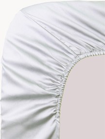 Lençol com elástico em cetim de algodão para boxspring Ava, Alt 30 cm