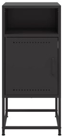 Mesa de cabeceira 36x39x78 cm aço preto