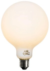 Conjunto de 5 Lâmpada LED regulável E27 opal G125 5W 450lm 2200K