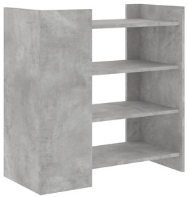 Aparador 73,5x35x75 cm derivados de madeira cinzento cimento