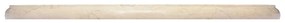 Tampo de mesa Ø50x2,5 cm mármore cor creme