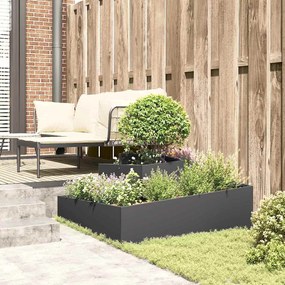Vasos &amp; Plantadeiras Preto Metal Grande Inserções Decorativas