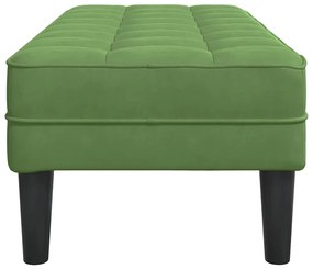 Banco Verde Claro 113x57x39 cm Veludo