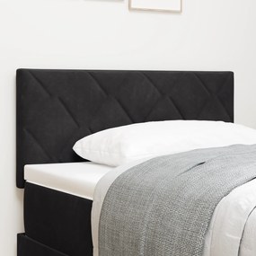 Cabeceira vidaXL Design de Blocos de Diamante Preto 100 cm Veludo