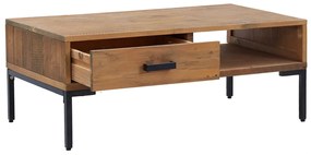 Mesa de centro 90x50x35 cm pinho maciço