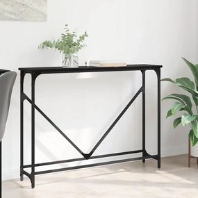 vidaXL Aparador Carvalho Preto 102 x 23 x 75 cm Madeira processada