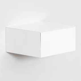 Pack De 2 Mesas De Cabeceira Flutuantes Em Mdf Florens Branco & ↔︎ 30 Cm - Sklum