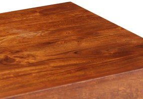Secretária madeira acácia c/ acabamento a mel 110x50x76 cm