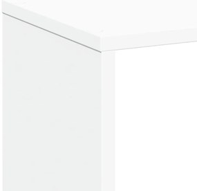 Estante divisória 67x25x161,5 cm derivados de madeira branco
