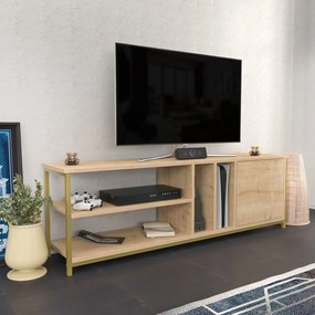 Móvel de TV Oneida – Carvalho Dourado – 140 x 35,3 x 50,8 cm