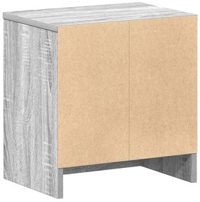 Mesas de cabeceira 2 pcs com gaveta 39x28x41 cm cinzento sonoma