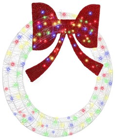 vidaXL Guirlanda com 150 LEDs Multicolor 120 cm Acrílo