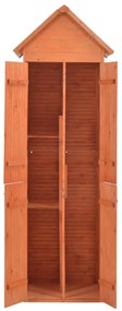 Abrigo de arrumação para jardim 71x60x213 cm madeira