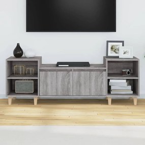 Móvel de TV Malva de 160 cm - Cinzento - Design Moderno