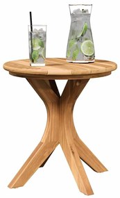 Mesa de Jardim Ø40x41 cm Madeira Sólida de Teca