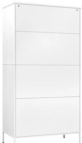 Roupeiro 90x50x180 cm aço branco