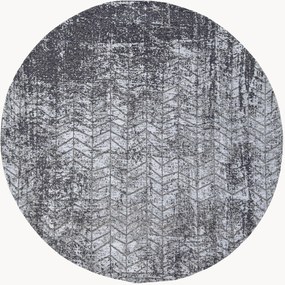 Tapete redondo lavável para interior e exterior Alpine