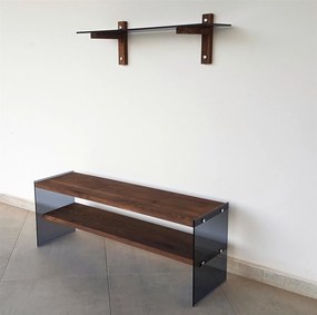 Unidade de TV TV101 – Nogueira – 120x45x35 cm