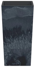 Vaso c/ interior removível 11/26,5L + aspeto cimento antracite