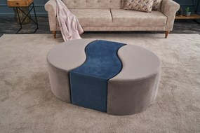 Pouffe Alya Puf – Mink Blue – 120 cm x 40 cm x 80 cm