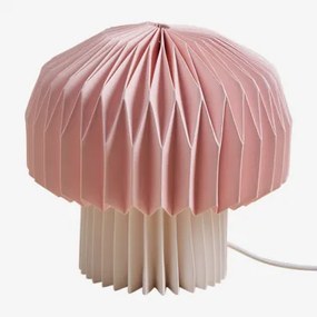 Candeeiro De Mesa De Papel Aridiana Kids Rosa Algodão Doce - Sklum
