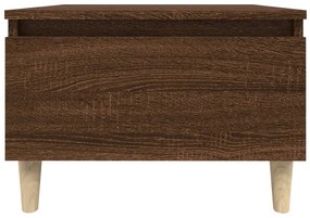 Mesa de apoio 50x46x35 cm derivados madeira carvalho castanho