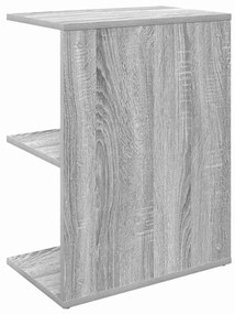 Mesa cabeceira 46,5x29x61 cm derivados madeira cinzento sonoma