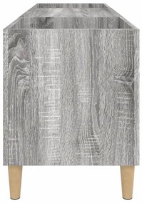 Armário p/ discos 121x38x48 derivados madeira cinzento sonoma