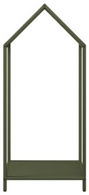 Suporte para lenha aço laminado a frio verde azeitona