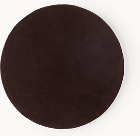 Tapete redondo em lã artesanal Zayne