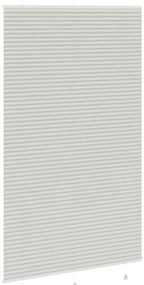 Plissado Cego Cinzento Luz 120x200 cm Largura Tecido 119,4cm