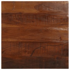 vidaXL Tampo de mesa quadrado 60x60x2,5 cm madeira recuperada maciça