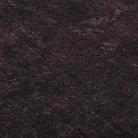 Tapete lavável antiderrapante 190x300 cm preto e dourado