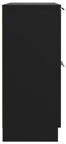 Aparador 60x30x70 cm derivados de madeira preto