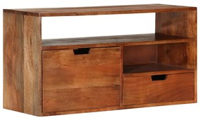 vidaXL Móvel de TV 80x30x42 cm madeira de acácia maciça