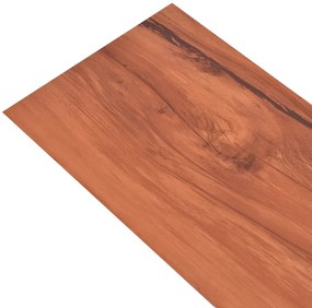 Tábuas de soalho PVC autoadesivo 5,21 m² 2 mm olmo natural