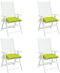 Almofadões de cadeira 6 pcs tecido oxford verde brilhante
