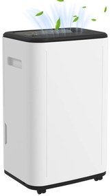 Desumidificador Elétrico - Branco - 33,5x26x53 cm - ABS - Depósito 6L,