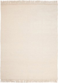 Tapete de lã artesanal de pelo curto Ivar